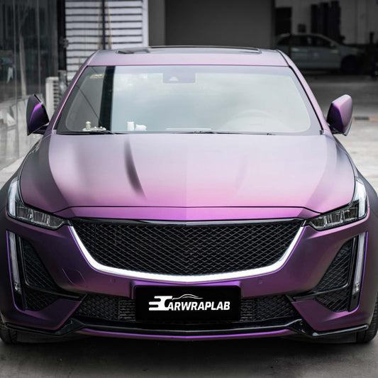 Envoltura de vinilo violeta ruso mate