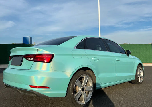 Rainbow Holographic Tiffany Car Vinyl Wrap