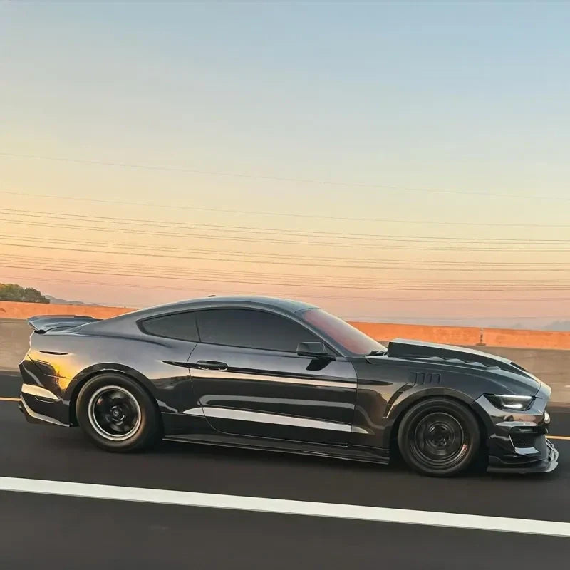 Quality Chrome Mirror Black Car Vinyl Wrap