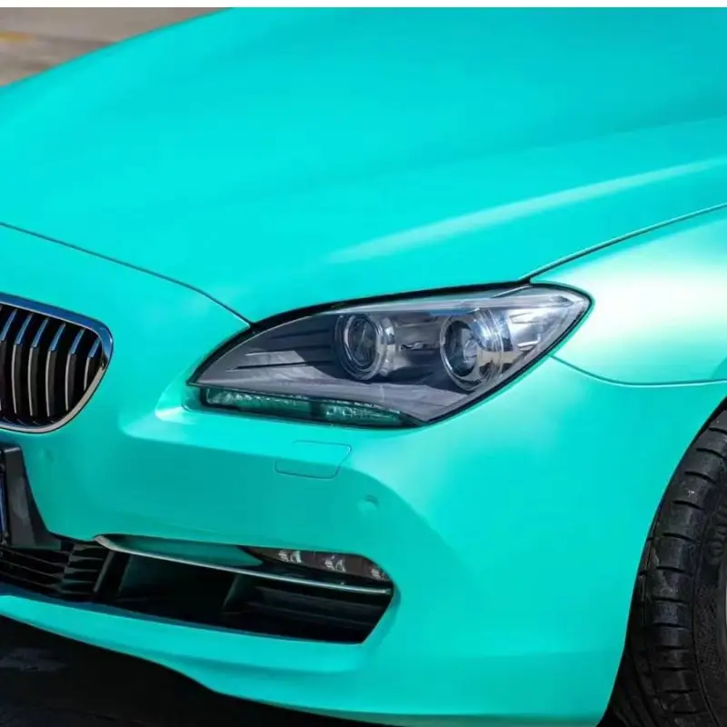 Matte Satin Chrome Tiffany Car Vinyl Wrap