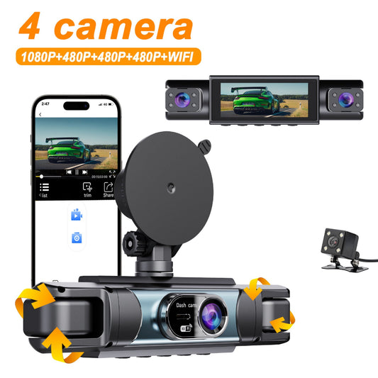 The 360° 4‑Channel Dash Cam