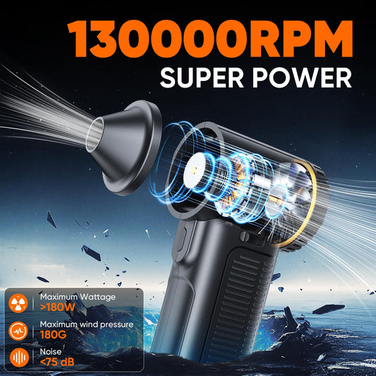 F11 Electric Air Duster, Compressed Air Blower Gun