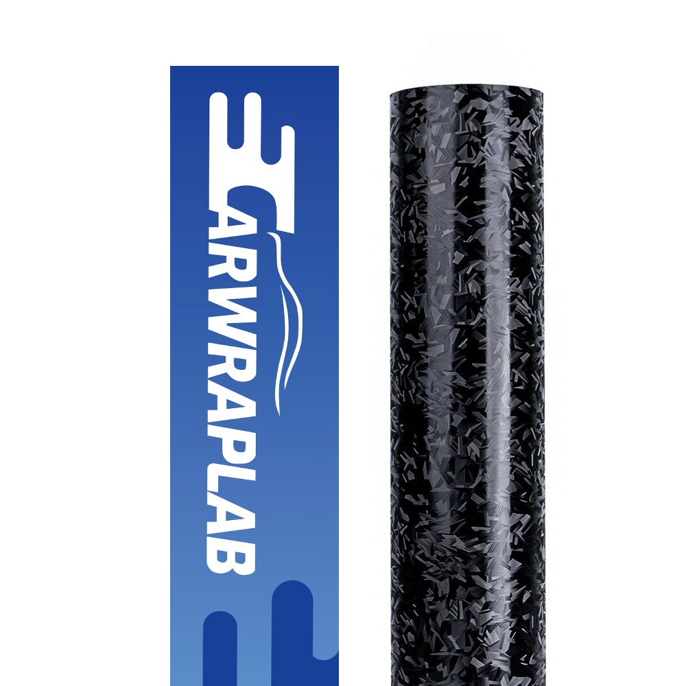 Shadow Forged Black Carbon Fiber Vinyl Wrap