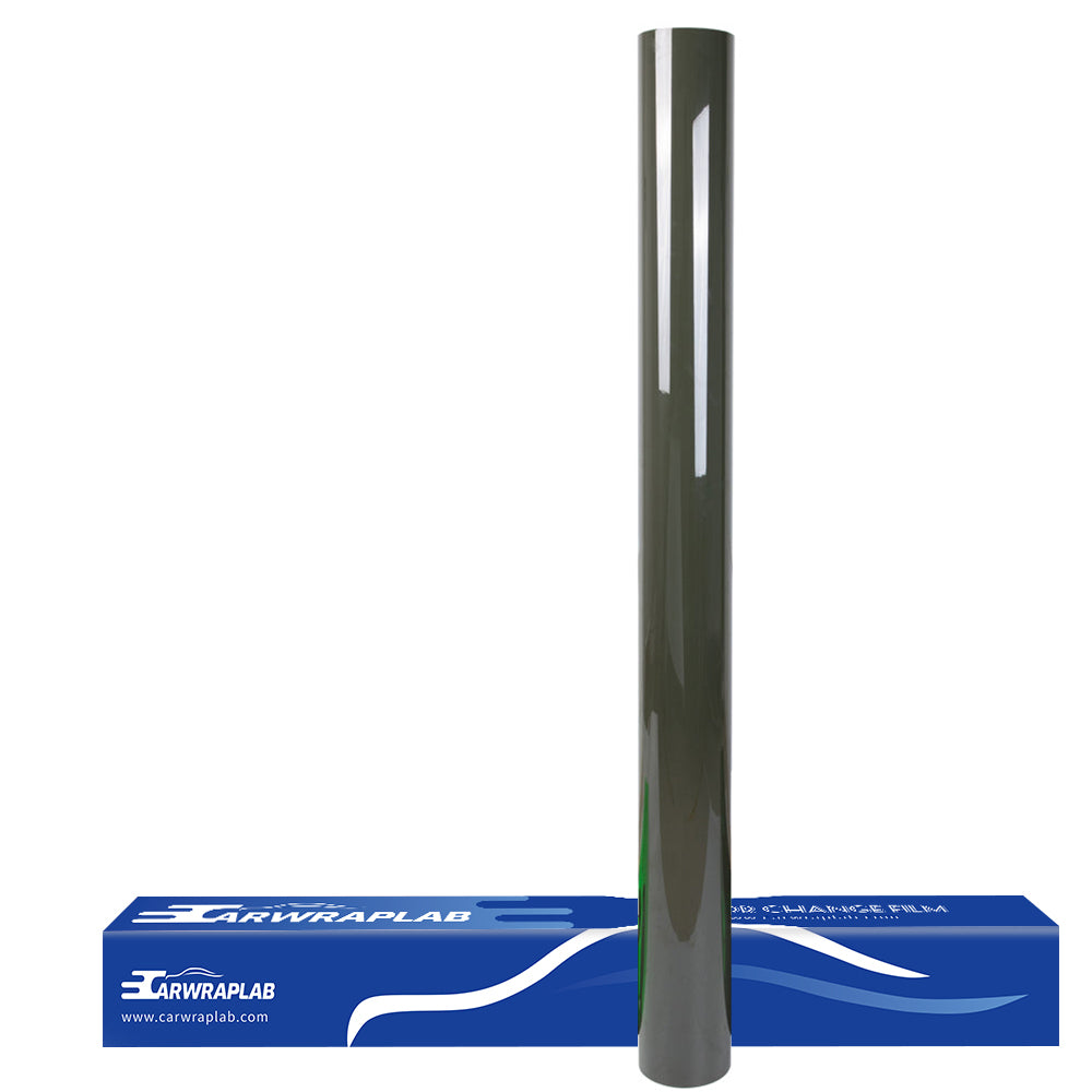 high glossy rifle green vinyl wrap