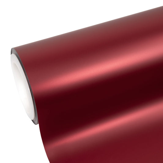 Satin Chrome Crimson Red Color Ppf Paint Protection Film