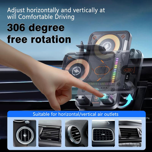 2026 New Fast Wireless Car Charger Mount Auto