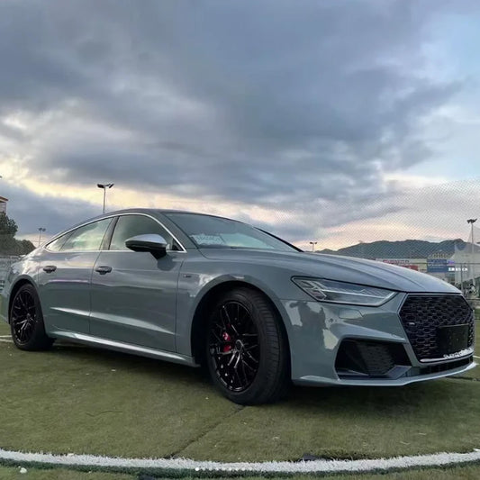 Quality Gloss Crystal Cement Grey Car Vinyl Wrap