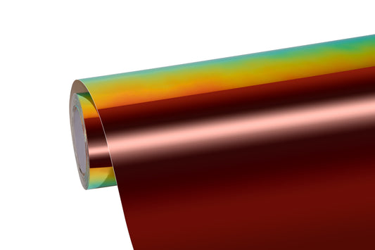 Rainbow Chrome Green Car Vinyl Wrap