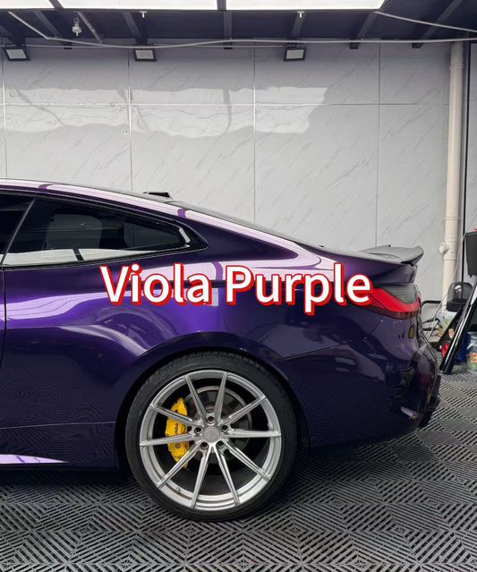 Transform Your Ride with Viola Purple Car Vinyl Wrap