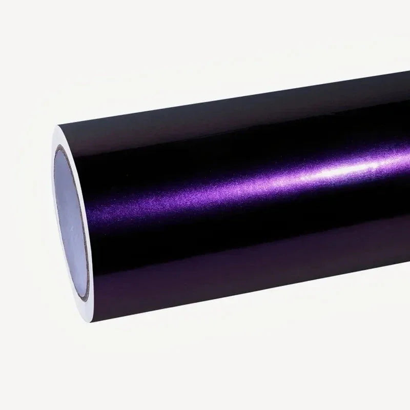 Glossy Metallic Midnight Purple Vinyl Wrap