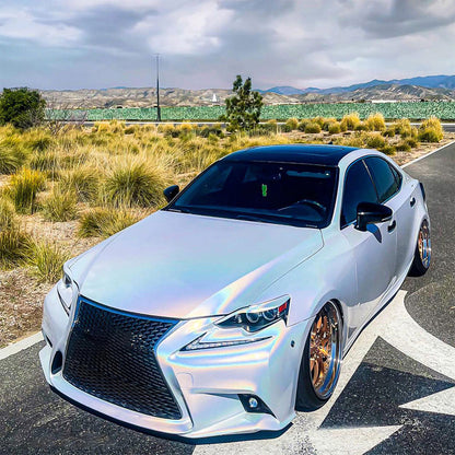 Rainbow Metallic Majestic White Vinyl Wrap