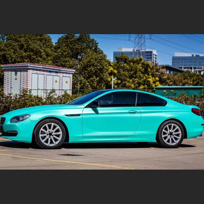 Matte Satin Chrome Tiffany Car Vinyl Wrap