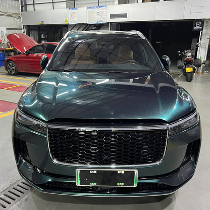 Vinilo para coche verde esmeralda metalizado brillante de Li Auto