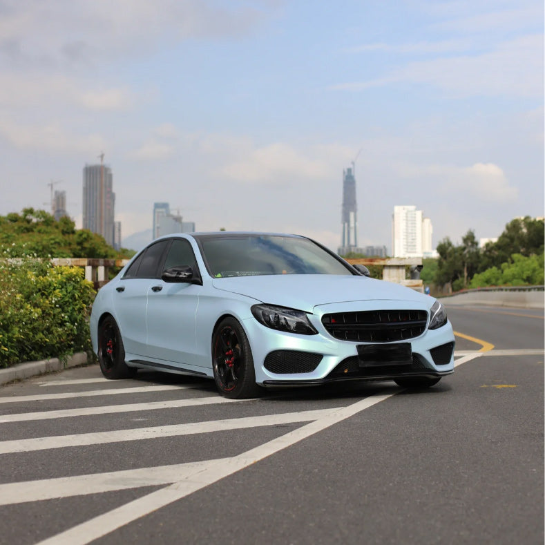Quality Matte Green Blue Car Vinyl Wrap