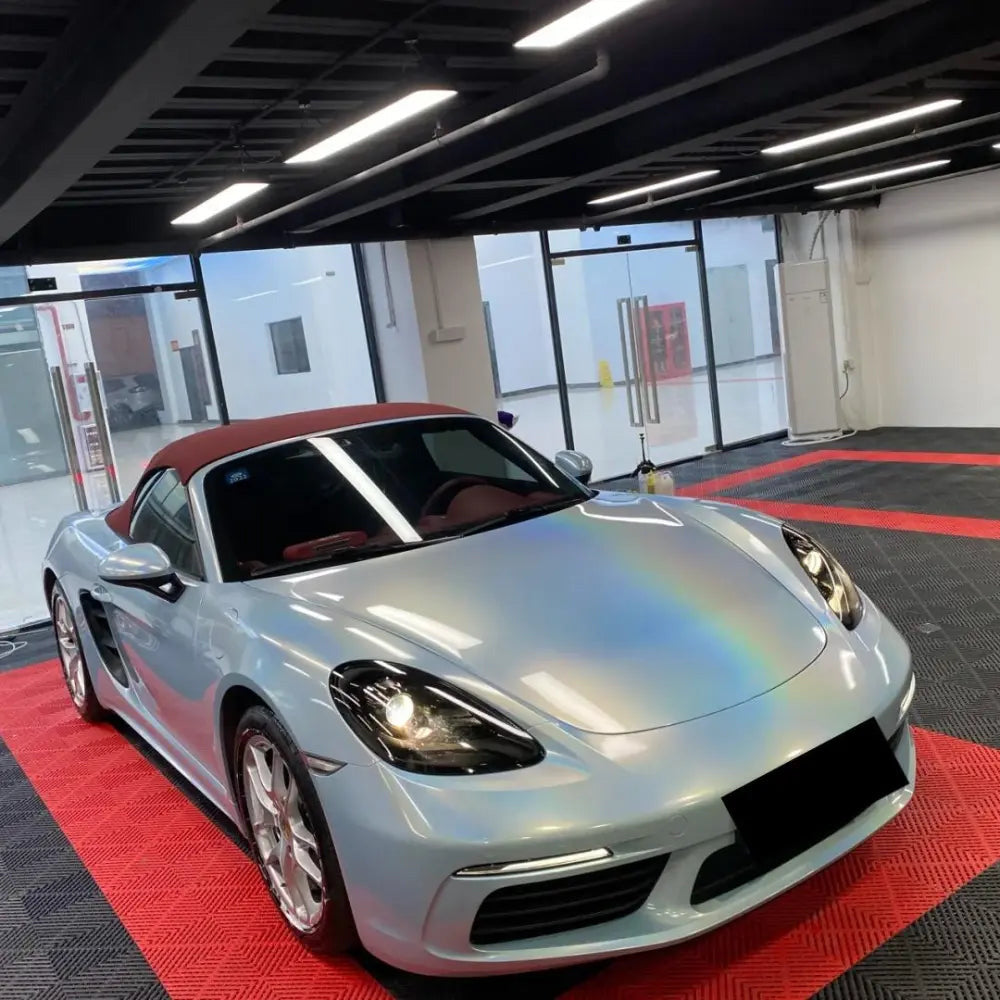 Film de protection pour voiture holographique arc-en-ciel bleu océan de haute qualité
