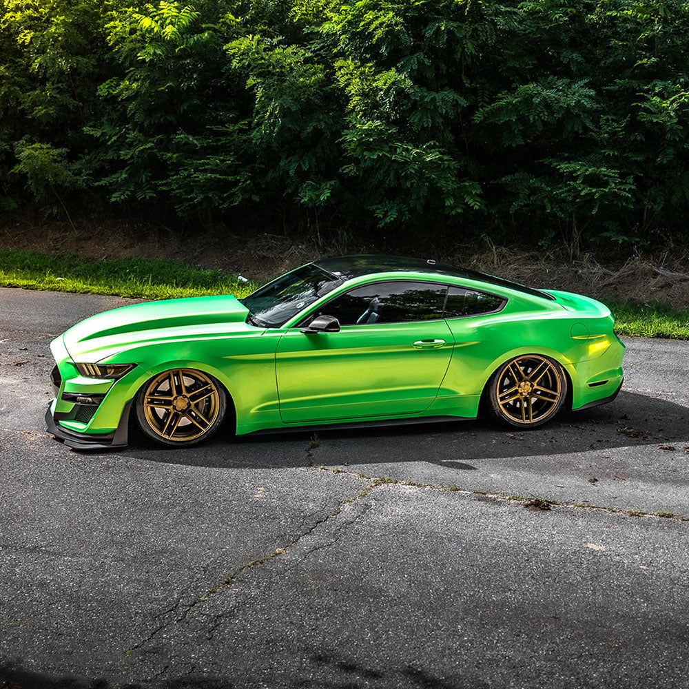 Candy Metallic Neon Green Vinyl Wrap