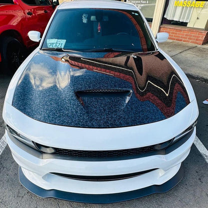 Black Forged Carbon Fiber Vinyl Wrap