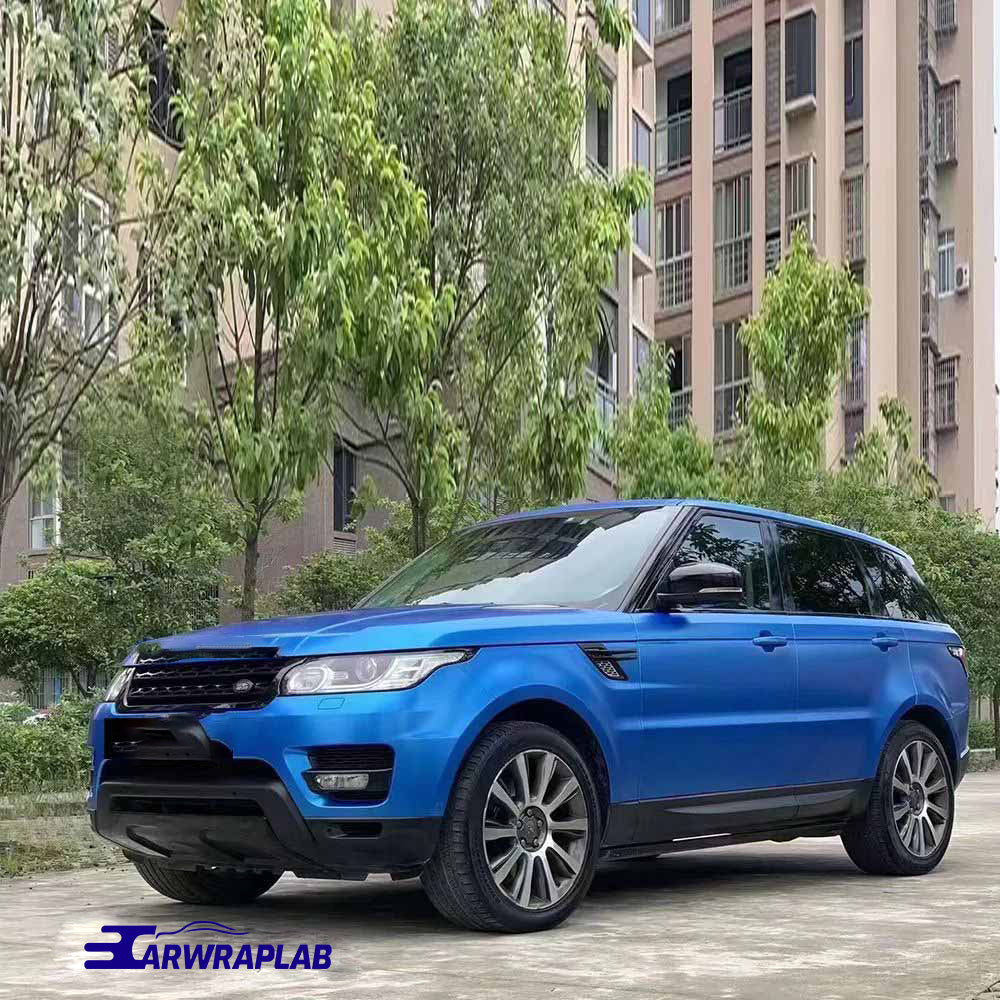 Quality Matte Metallic Blue Car Vinyl Wrap