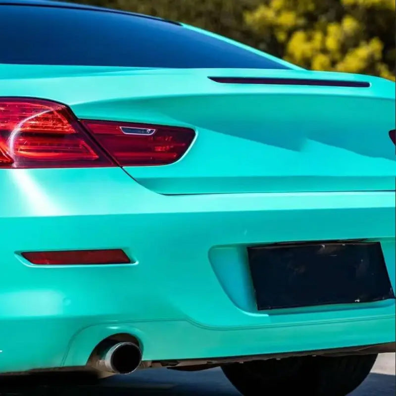 Matte Satin Chrome Tiffany Car Vinyl Wrap