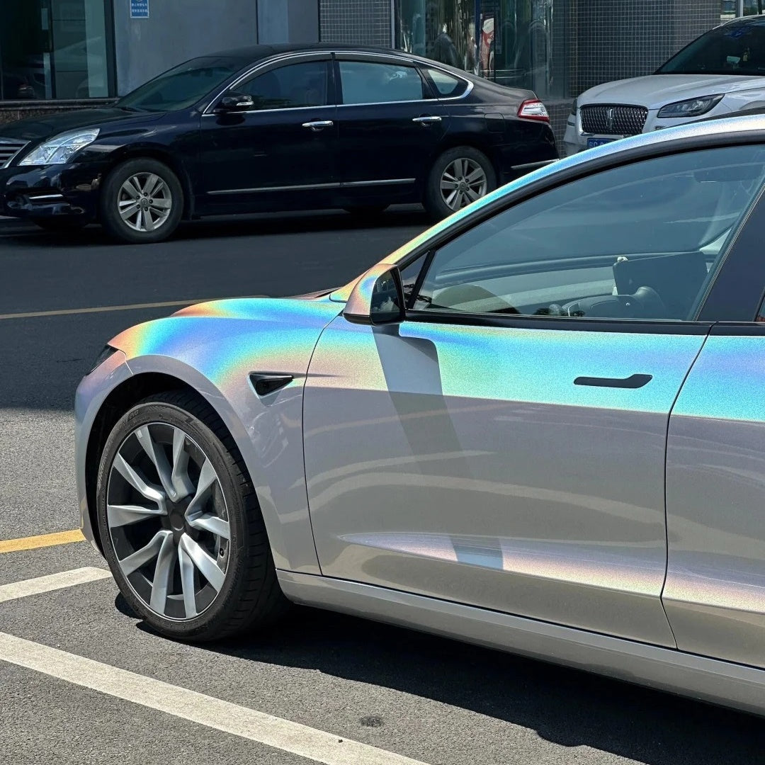 Glossy Laser Silver