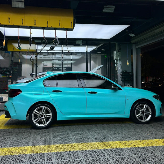 Film de protection pour voiture bleu Tiffany métallisé mat de qualité