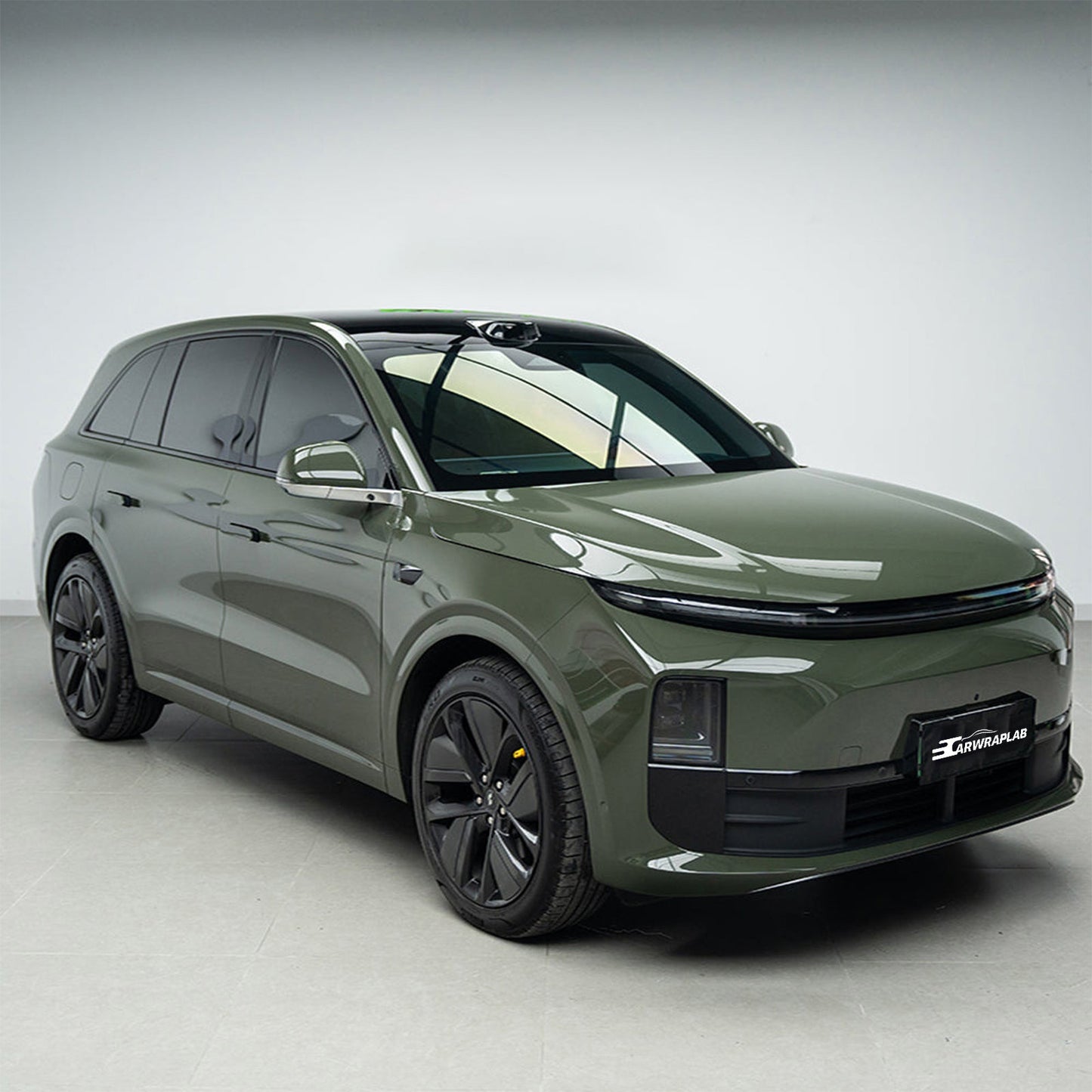 high glossy rifle green vinyl wrap