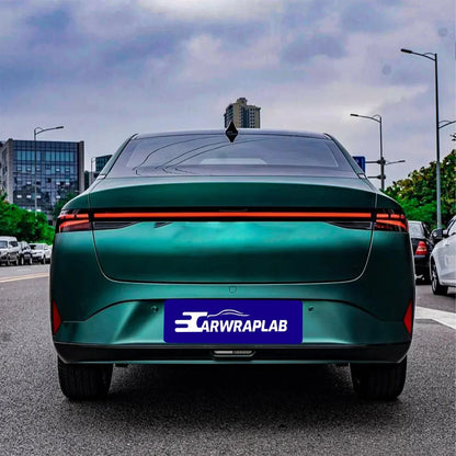 satin chrome paolo veronese green vinyl wrap