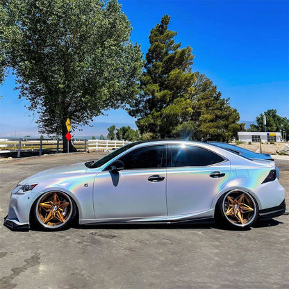 Rainbow Metallic Majestic White Vinyl Wrap