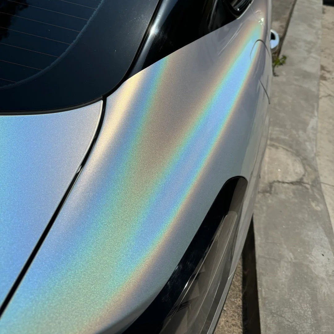 Glossy Laser Silver