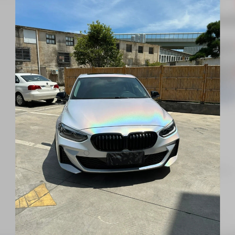 Quality Glossy Laser White Car Vinyl Wrap