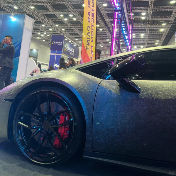 Quality Matte Black Forged Carbon Car Vinyl Wrap