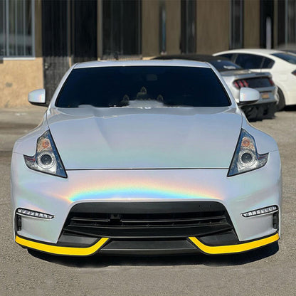 Rainbow Metallic Majestic White Vinyl Wrap
