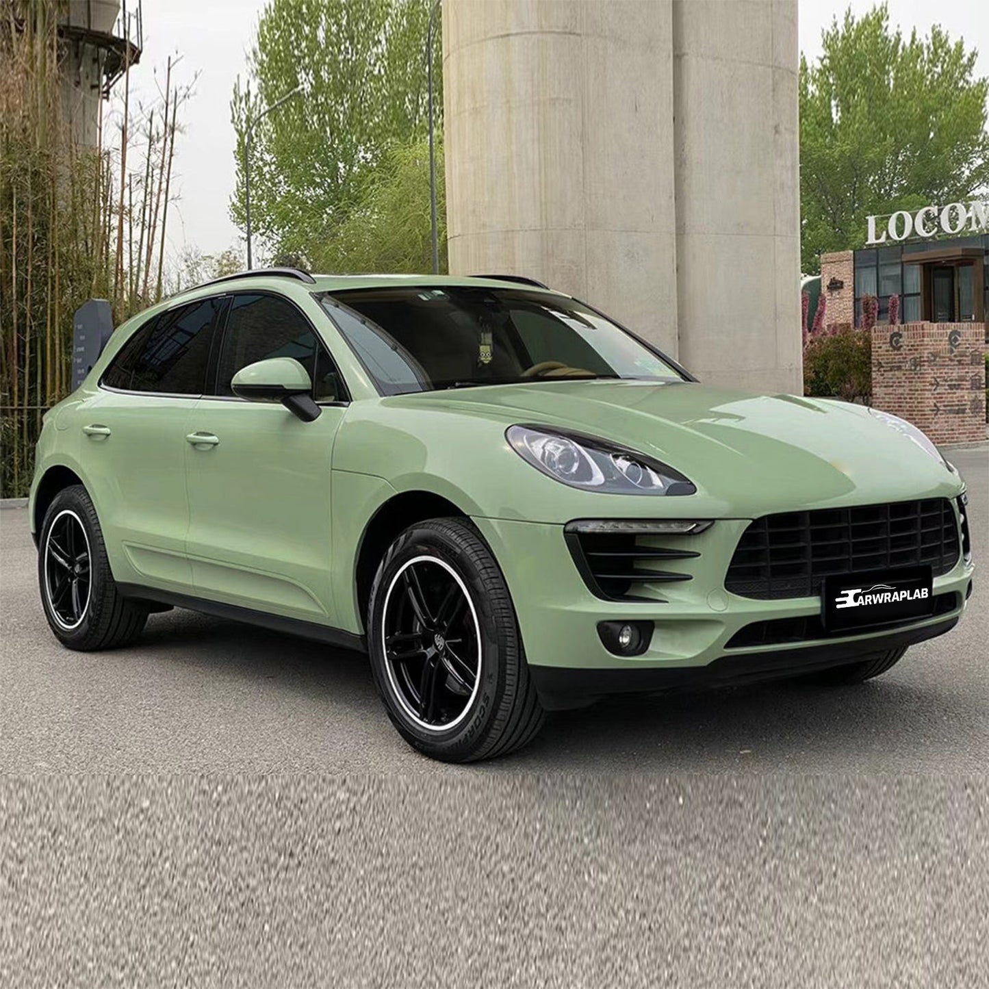 Super glossy pistachio green vinyl wrap