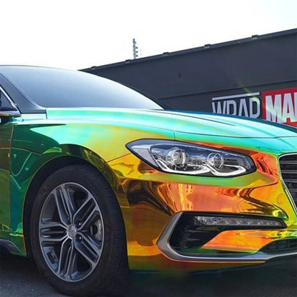 opal chrome black vinyl wrap