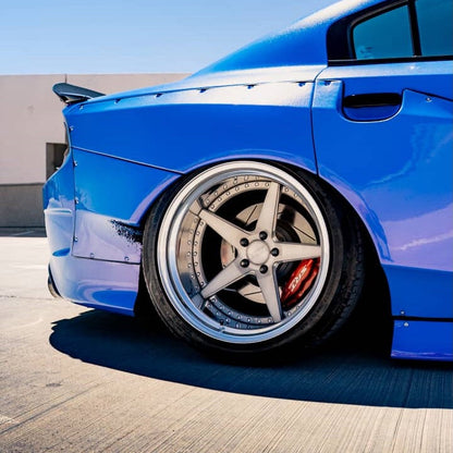 BMW Benz Glossy Diamond Blue Red Car Vinyl Wrap