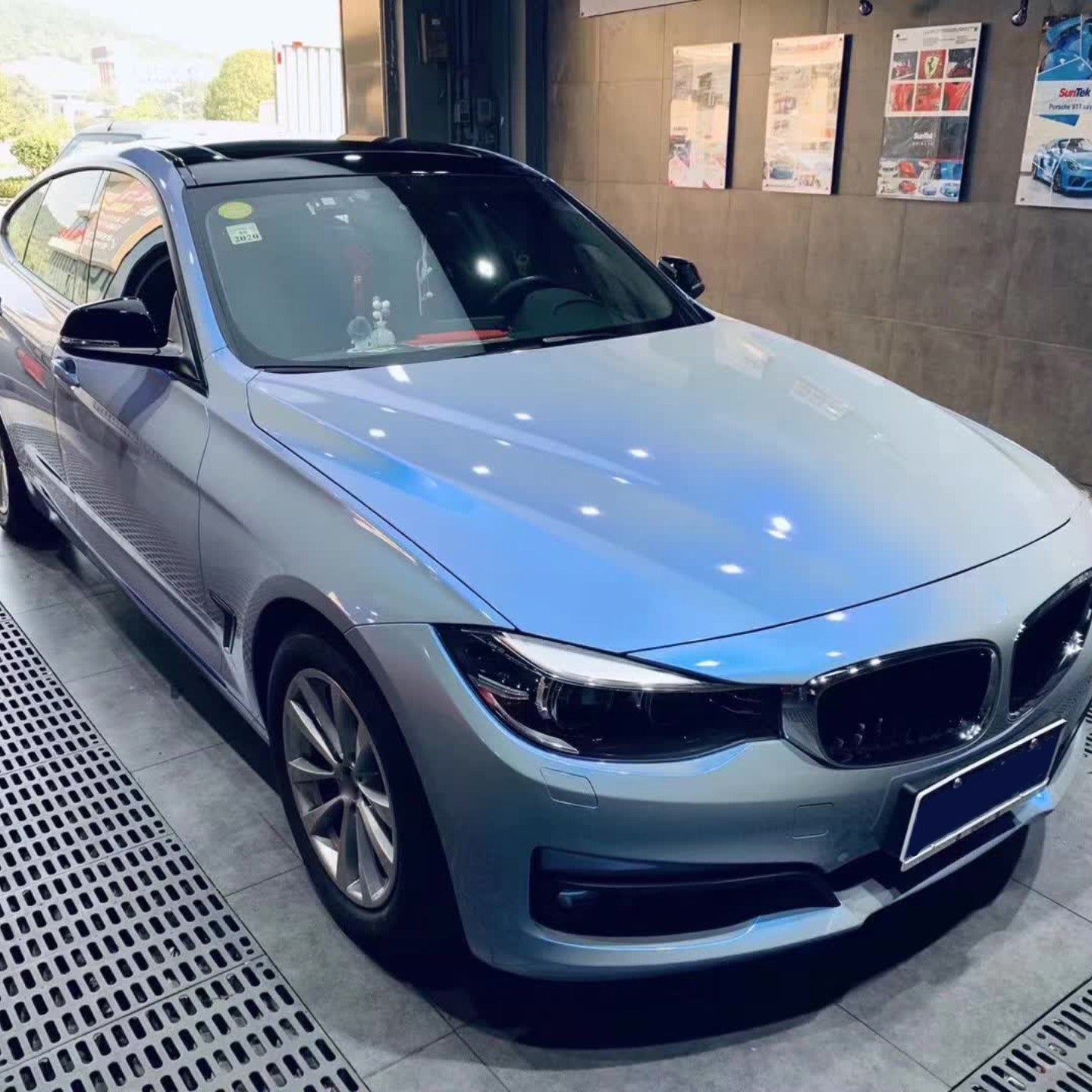 Vinilo para coche de calidad Candy Metallic Gris Oscuro Azul