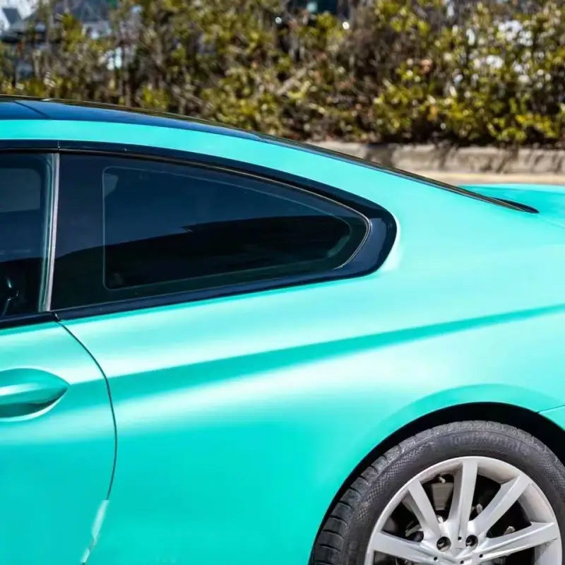 Matte Satin Chrome Tiffany Car Vinyl Wrap