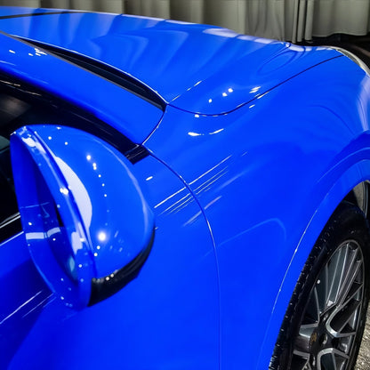 Film de protection vinyle brillant bleu royal cristal pour voiture