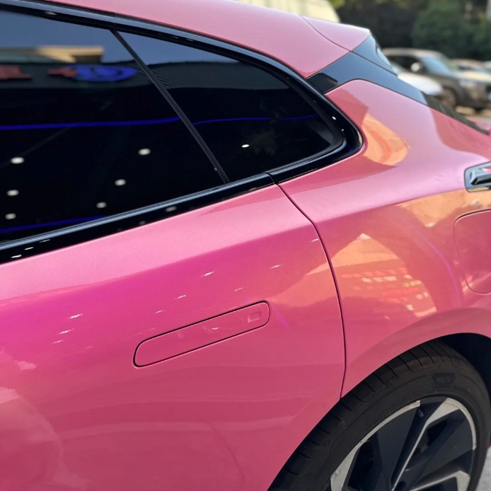 Glossy Diamond Gold Pink