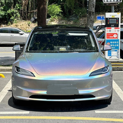 Glossy Laser Silver