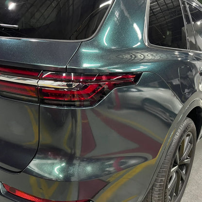 Vinilo para coche verde esmeralda metalizado brillante de Li Auto