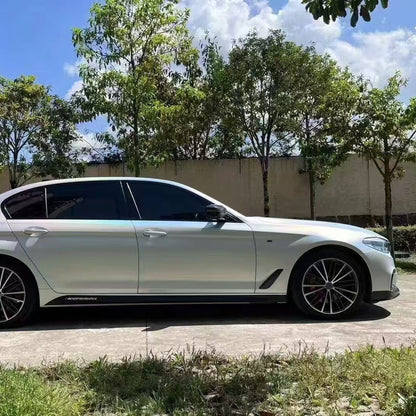 Vinilo para coche con acabado láser blanco mate de calidad