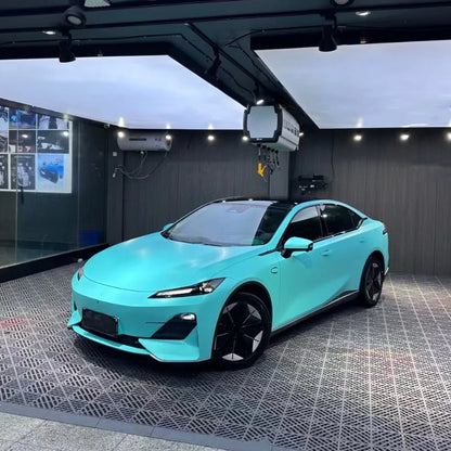 Film de protection pour voiture bleu Tiffany métallisé mat de qualité