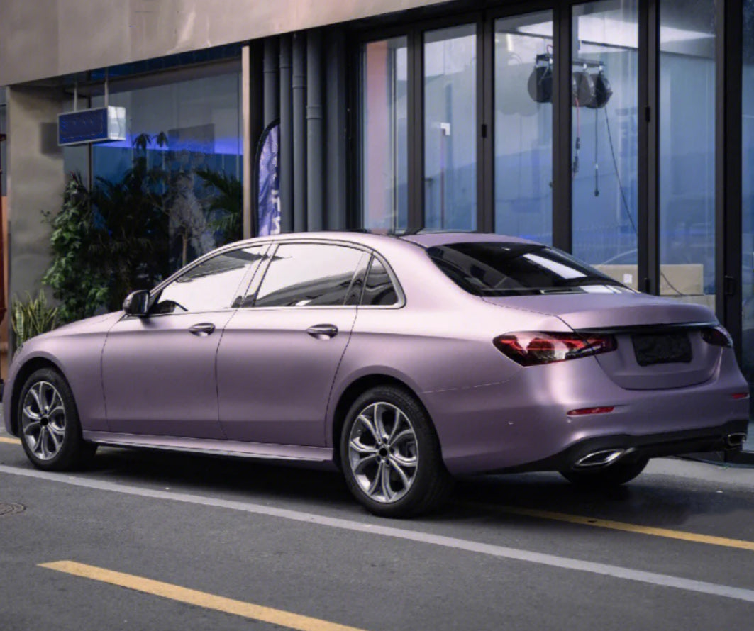 Quality Matte Pink Purple Car Vinyl Wrap