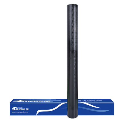 Ghost Rhombus Black Carbon Fiber Vinyl Wrap