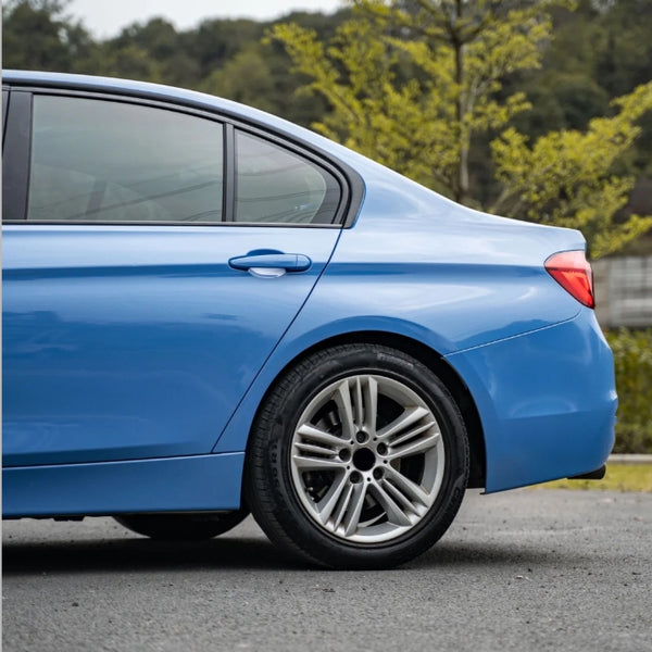 Glossy Crystal Abudhabi Blue Vinyl Wrap