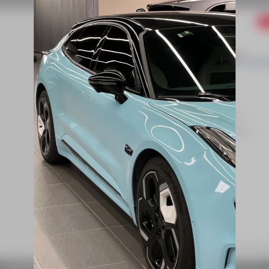 Glossy Crystal Light Blue