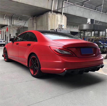 Vinilo rojo metalizado mate de calidad para coche