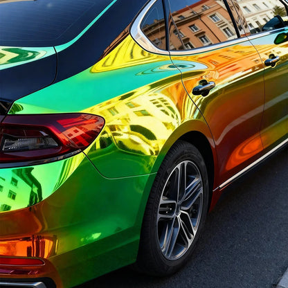 opal chrome black vinyl wrap