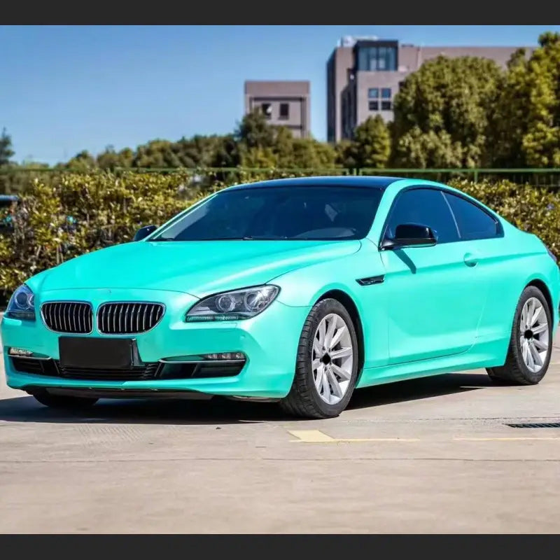 Matte Satin Chrome Tiffany Car Vinyl Wrap